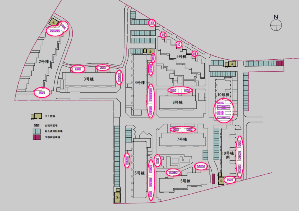 居住者用駐輪場
