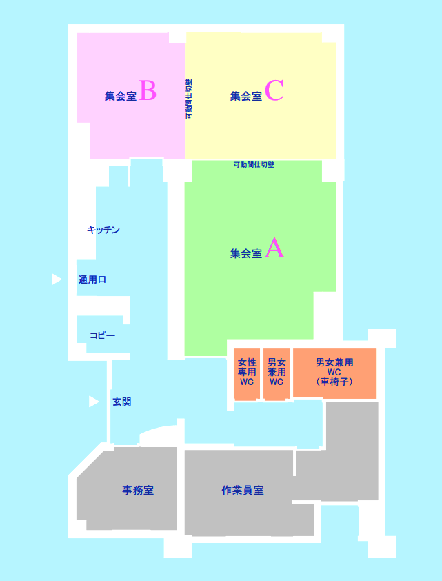 5号棟集会室レイアウト